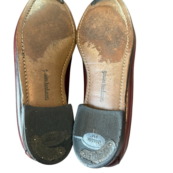 Vintage Dexter Men’s Burgundy Penny Loafers Size 10 1/2 D Leather Made in USA - Picture 4 of 8